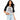 Vintage Roxy J'Adore Le Surf Crop Tee | Heather & Black | Size Large