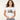 California Surf Bear | White | Women's High-Waisted T-Shirt